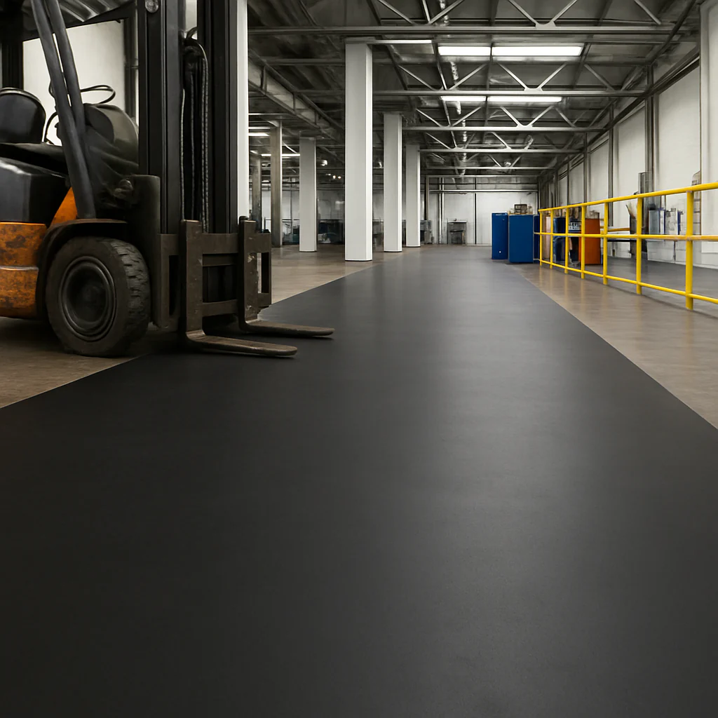 Plain Rubber Flooring Durable and Noise Reducing Smooth Surface for General and Specialised Use Linear Metre - Image 5