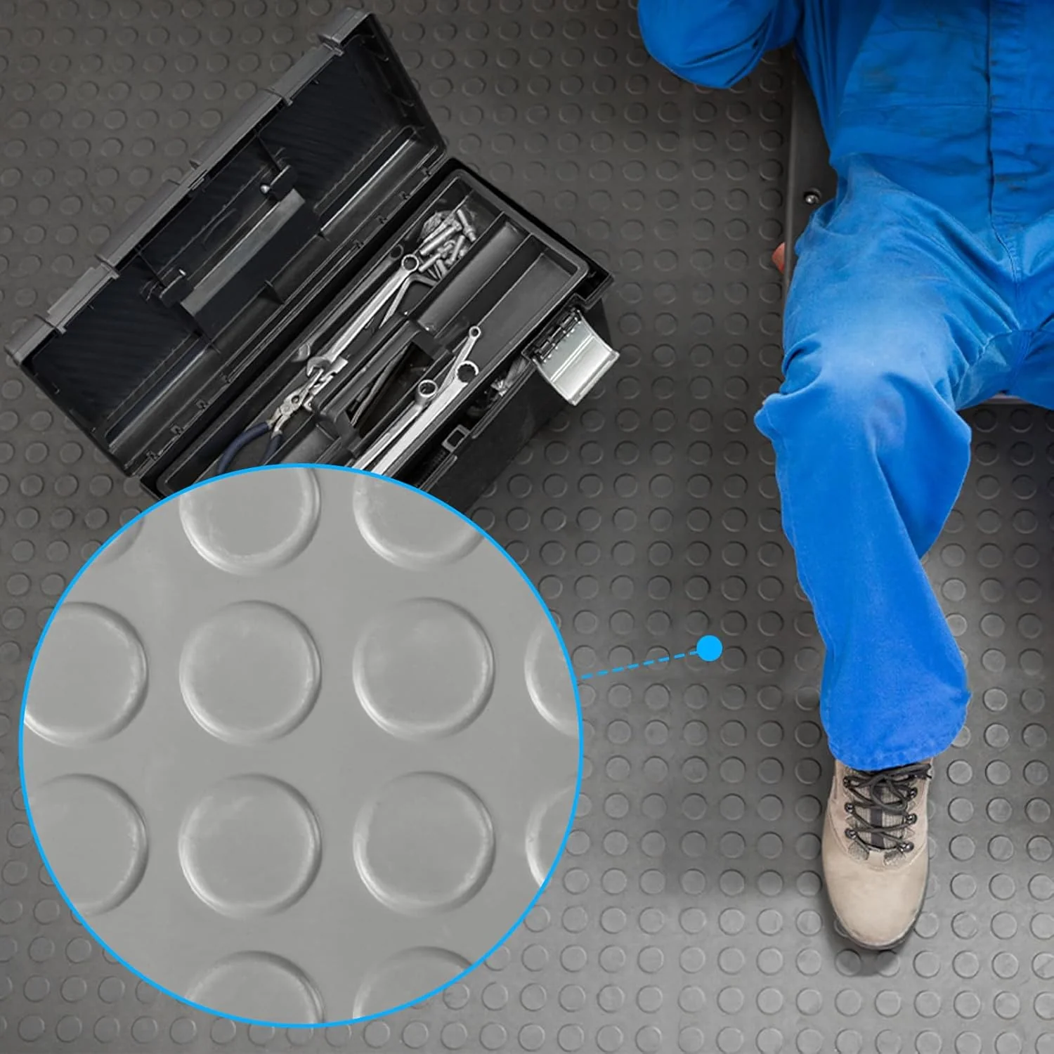 Ultimate Heavy Duty Rubber Matting for Vans, Lorries & Trucks R11 Slip-Rated, Oil-Resistant, Sound-Insulating & Load-Stabilizing Protection - Image 6