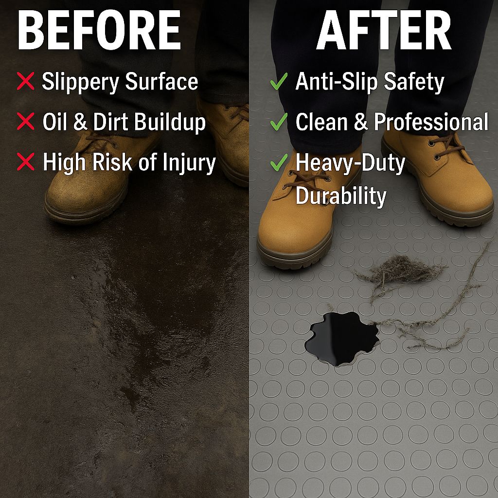 Ultimate Heavy Duty Rubber Matting for Vans, Lorries & Trucks R11 Slip-Rated, Oil-Resistant, Sound-Insulating & Load-Stabilizing Protection - Image 4