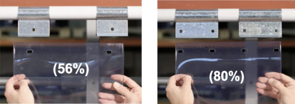 Yellow PVC Strip Curtains Swivel Hinge | Pest Control Warehouse Door - Image 7